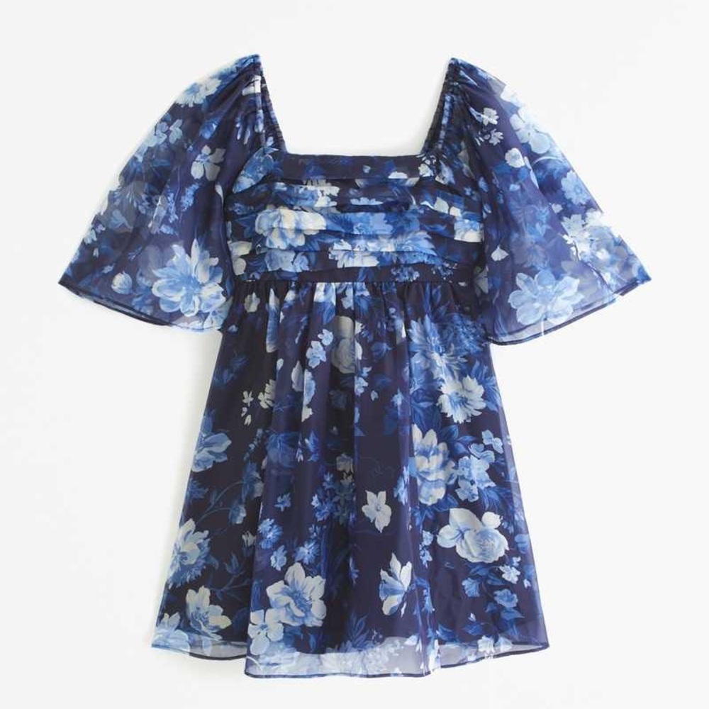 Abercrombie Emerson Angel Sleeve Mini Dress size XL Tall